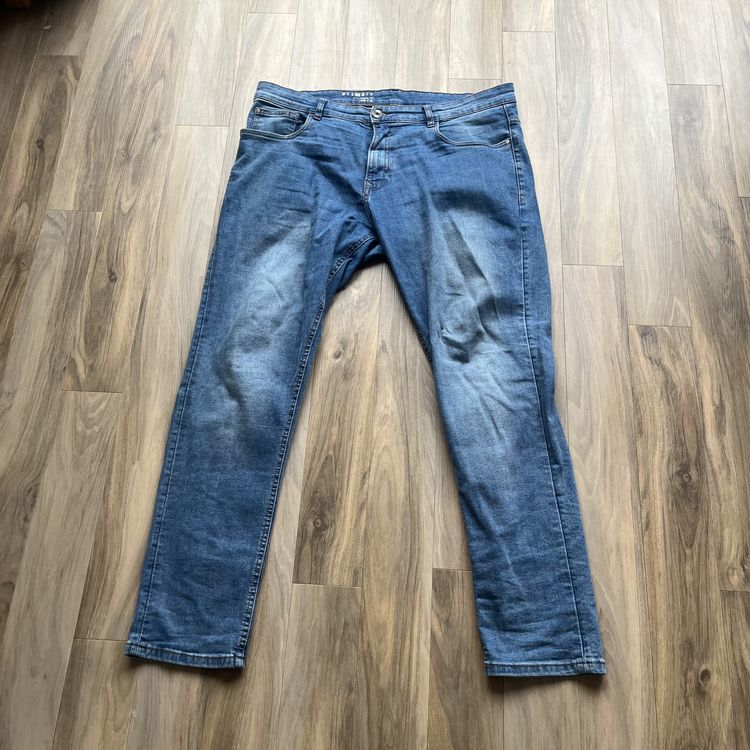 Vintage Slim Fitted Denim Jeans, W36 S, Blue image 4
